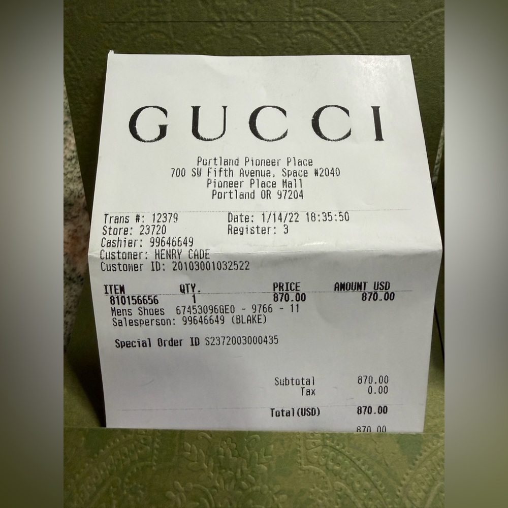 Screener GG Supreme Canvas Sneakers - Picture 14 of 16
